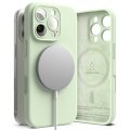 Θήκη Σιλικόνης Ringke Silicone Magnetic Magsafe για iPhone 16 Pro Max - Soft Mint