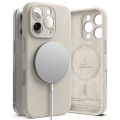 Θήκη Σιλικόνης Ringke Silicone Magnetic Magsafe για iPhone 16 Pro Max - Stone