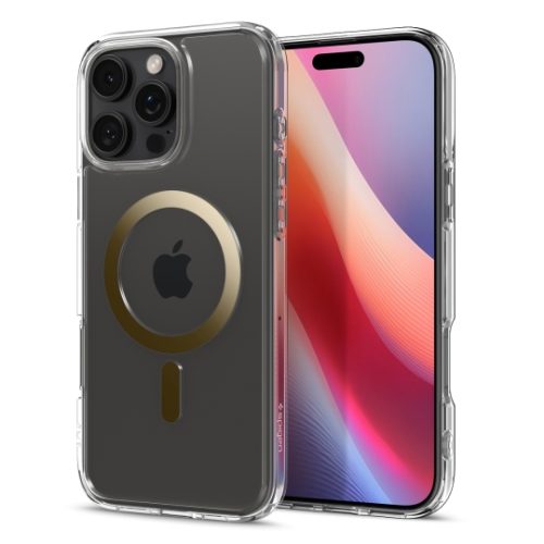 Θήκη Σιλικόνης Spigen Ultra Hybrid Magsafe για iPhone 16 Pro - Gold