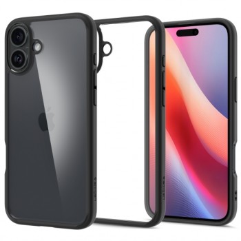 Θήκη Σιλικόνης Spigen Ultra Hybrid για iPhone 16 - Matte Black