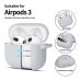 Θήκη Σιλικόνης Tech Protect Silicone Hook για Apple Airpods 3 - Crayon Grey