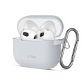 Θήκη Σιλικόνης Tech Protect Silicone Hook για Apple Airpods 3 - Crayon Grey