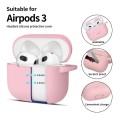 Θήκη Σιλικόνης Tech Protect Silicone Hook για Apple Airpods 3 - Dusty Pink