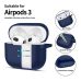 Θήκη Σιλικόνης Tech Protect Silicone Hook για Apple Airpods 3 - Navy Blue