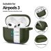 Θήκη Σιλικόνης Tech Protect Silicone Hook για Apple Airpods 3 - Olive Green