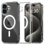 Θήκη Σιλικόνης Tech-Protect Flexair Hybrid Magsafe για iPhone 16 - Clear