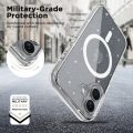 Θήκη Σιλικόνης Tech-Protect Flexair Hybrid Magsafe για iPhone 16 - Glitter Clear