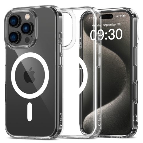 Θήκη Σιλικόνης Tech-Protect Flexair Hybrid Magsafe για iPhone 16 Pro - Clear