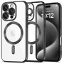 Θήκη Σιλικόνης Tech-Protect Magflex Magsafe για iPhone 16 Pro Max - Shiny Black