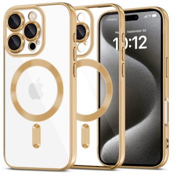 Θήκη Σιλικόνης Tech-Protect Magflex Magsafe για iPhone 16 Pro - Shiny Gold