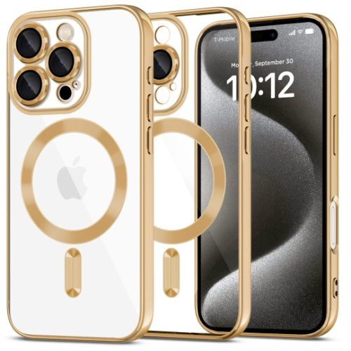 Θήκη Σιλικόνης Tech-Protect Magflex Magsafe για iPhone 16 Pro Max - Shiny Gold
