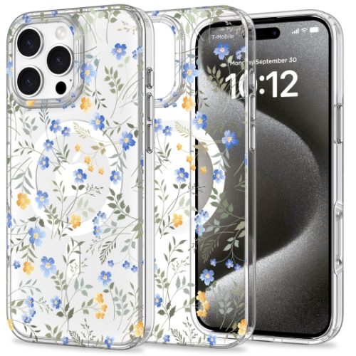 Θήκη Σιλικόνης Tech-Protect Magmood Magsafe για iPhone 16 Pro Max - Spring Flowers