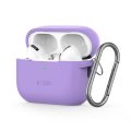 Θήκη Σιλικόνης Tech-Protect Silicone Hook για Apple AirPods Pro 1/2  - Lavender