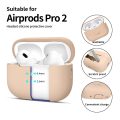 Θήκη Σιλικόνης Tech-Protect Silicone για Apple AirPods Pro 1/2  - Caffe Latte
