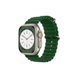 Λουράκι Σιλικόνης TechSuit Wave Iconband Pro για Apple Watch 42/44/45/46/49mm - Army Green