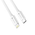 Καλώδιο Φόρτισης Forcell F-Energy C901 Type C σε Lightning Mfi PD 3A 30w 1m - White