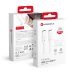 Καλώδιο Φόρτισης Forcell F-Energy C901 Type C σε Type C QC4.0 PD 5A 100w 2m - White