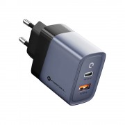  Φορτιστής Τοίχου 45W Forcell F-Energy VT-39 με 1 Θύρα Type C + 1 Θύρα USB A - Gray