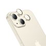 Tempered Glass Πίσω Κάμερας Hoco 3D Metal V14 - 3 in 1 για Apple iPhone 15 / 15 Plus - Light Yellow