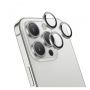 Tempered Glass Πίσω Κάμερας Hoco 3D Metal V14 - 3 in 1 για Apple iPhone 15 Pro / 15 Pro Max - Silver