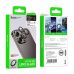 Tempered Glass Πίσω Κάμερας Hoco 3D Metal V14 - 3 in 1 για Apple iPhone 15 Pro / 15 Pro Max - Silver