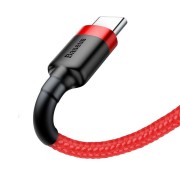 Καλώδιο Baseus Cafule Braided από USB σε Type-C 2m - Red