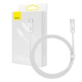 Καλώδιο Φόρτισης Baseus Dynamic Series USB-C σε USB-C, 100W, PD, 1m - White