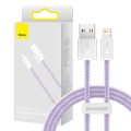 Καλώδιο Φόρτισης Baseus Dynamic cable από USB σε Lightning 2.4A 1m - Purple