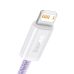 Καλώδιο Φόρτισης Baseus Dynamic cable από USB σε Lightning 2.4A 1m - Purple