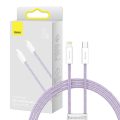 Καλώδιο Φόρτισης Baseus Dynamic cable από USB-C σε Lightning 20W 1m - Purple