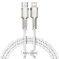 Καλώδιο Φόρτισης Baseus Metal Data cable από USB-C σε Lightning 20W 1m - White