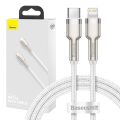 Καλώδιο Φόρτισης Baseus Metal Data cable από USB-C σε Lightning 20W 1m - White
