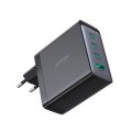  Φορτιστής Τοίχου Joyroom με Θύρα USB-A και 3 Θύρες USB-C και Καλώδιο USB-C (100W) - Black
