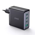  Φορτιστής Τοίχου Joyroom με Θύρα USB-A και 3 Θύρες USB-C και Καλώδιο USB-C (100W) - Black