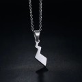 Κολιέ Pokemon Pikachu Tail από Ανοξείδωτο Ατσάλι Pendant Necklace Cute Action Figure - Silver