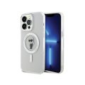 Θήκη Σιλικόνης με Magsafe Karl Lagerfeld Back Cover IML Ikonik για iPhone 15 Pro Max - Clear