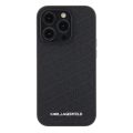 Σκληρή Θήκη Karl Lagerfeld PU Quilted Pattern για iPhone 15 Pro - Black