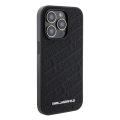 Σκληρή Θήκη Karl Lagerfeld PU Quilted Pattern για iPhone 15 Pro - Black