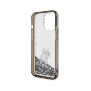 Θήκη Σιλικόνης Karl Lagerfeld Choupette Hardcase για Apple iPhone 13 Pro Max - Glitter Transparent