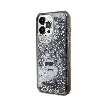 Θήκη Σιλικόνης Karl Lagerfeld Choupette Hardcase για Apple iPhone 13 Pro Max - Glitter Transparent