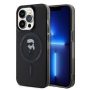 Θήκη Σιλικόνης Karl Lagerfeld IML Ikonik Case με Magsafe για iPhone 15 Pro - Black