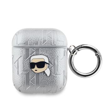 Karl Lagerfeld Θήκη για Apple AirPods 1 / AirPods 2 - Silver