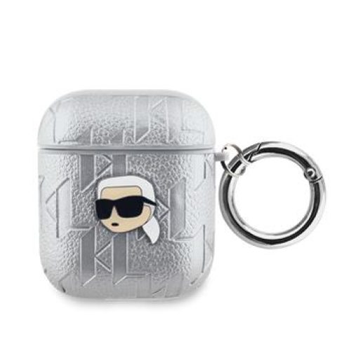 Karl Lagerfeld Θήκη για Apple AirPods 1 / AirPods 2 - Silver