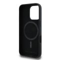 Θήκη Σιλικόνης Karl Lagerfeld Liquid Silicone K&CH Heads με MagSafe για Apple iPhone 16 Pro - Black