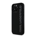 Θήκη Σιλικόνης Karl Lagerfeld 3D Rubber Glitter Logo για iPhone 16 Pro Max - Black