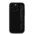Θήκη Σιλικόνης Karl Lagerfeld 3D Rubber Glitter Logo για iPhone 16 Pro Max - Black