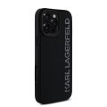 Θήκη Σιλικόνης Karl Lagerfeld 3D Rubber Glitter Logo για iPhone 16 Pro Max - Black