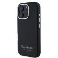 Θήκη Σιλικόνης Karl Lagerfeld Karl Grained PU Hotel RSG για iPhone 16 Pro Max - Black