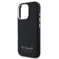 Θήκη Σιλικόνης Karl Lagerfeld Karl Grained PU Hotel RSG για iPhone 16 Pro Max - Black