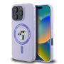 Θήκη Σιλικόνης με Magsafe Karl Lagerfeld Karl and Choupette για iPhone 16 Pro Max - Purple